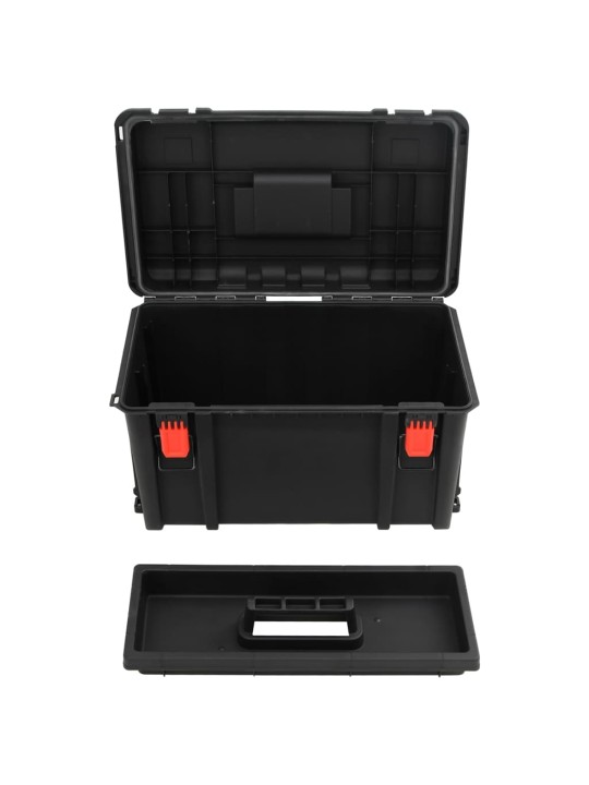 Kannettava Flight Case Musta 57x35x32,5 cm PP