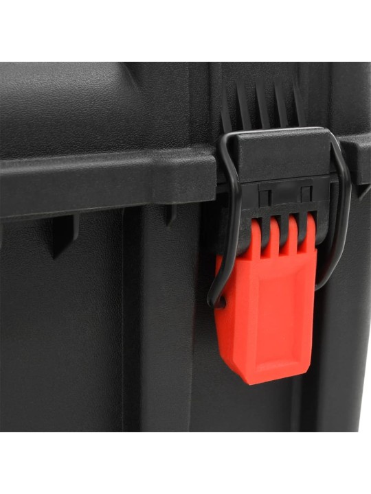 Kannettava Flight Case Musta 57x35x32,5 cm PP