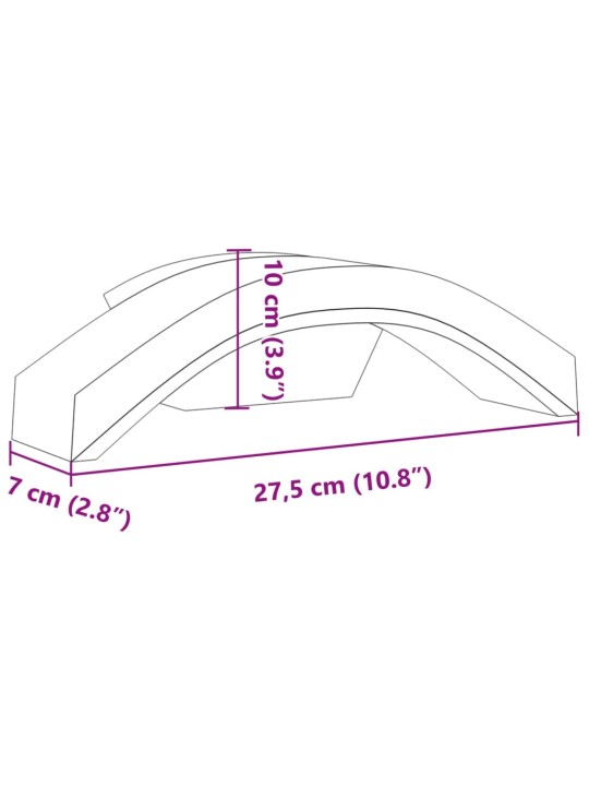 LED Ulkoseinävalot 2 kpl musta valualumiini