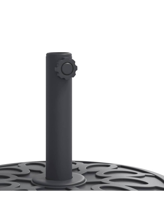 Aurinkovarjon jalusta pyörillä ø38/48 mm tangolle 27 kg pyöreä