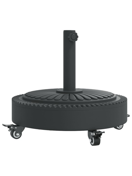 Aurinkovarjon jalusta pyörillä ø38/48 mm tangolle 27 kg pyöreä