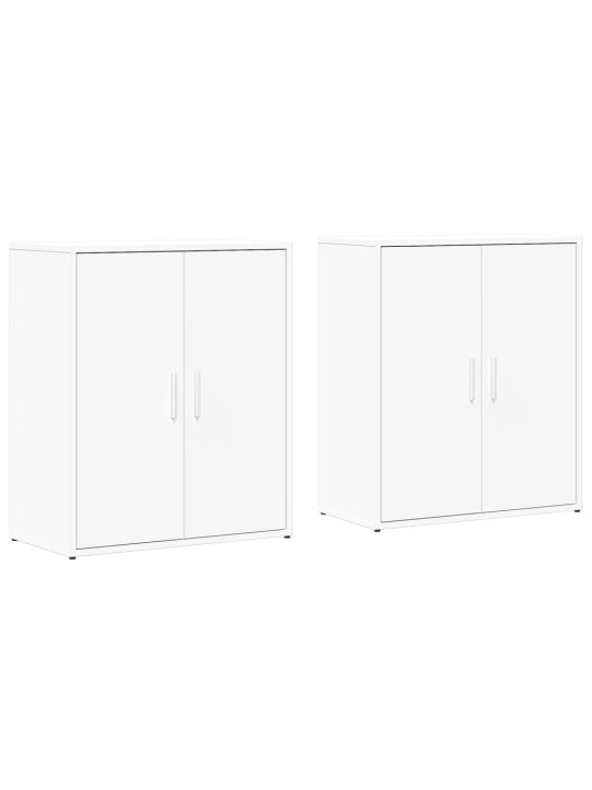 Senkit 2 kpl valkoinen 60x31x70 cm tekninen puu