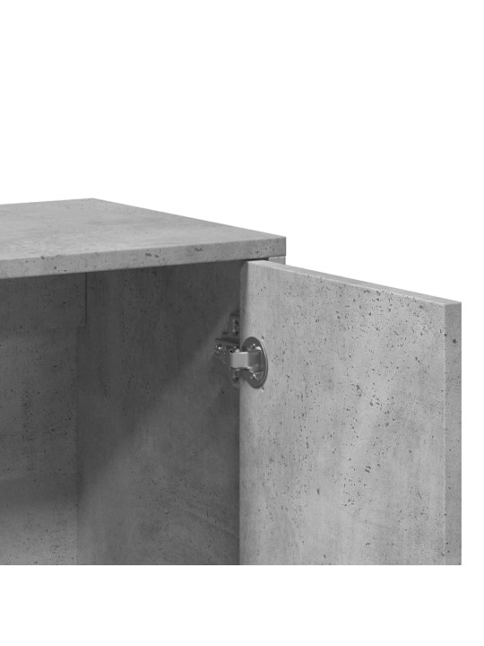 Senkit 2 kpl betoninharmaa 60x31x70 cm tekninen puu