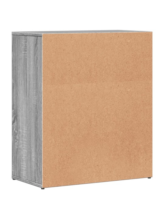 Senkit 2 kpl harmaa Sonoma 60x31x70 cm tekninen puu