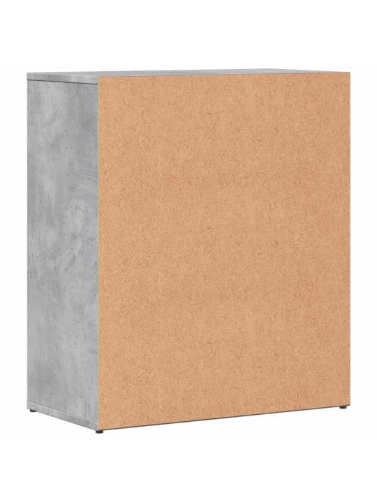 Senkit 2 kpl betoninharmaa 60x31x70 cm tekninen puu
