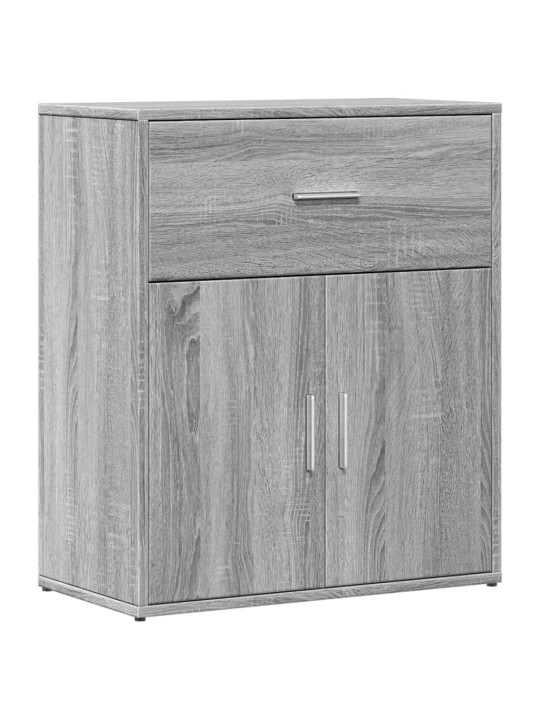 Senkit 2 kpl harmaa Sonoma 60x31x70 cm tekninen puu
