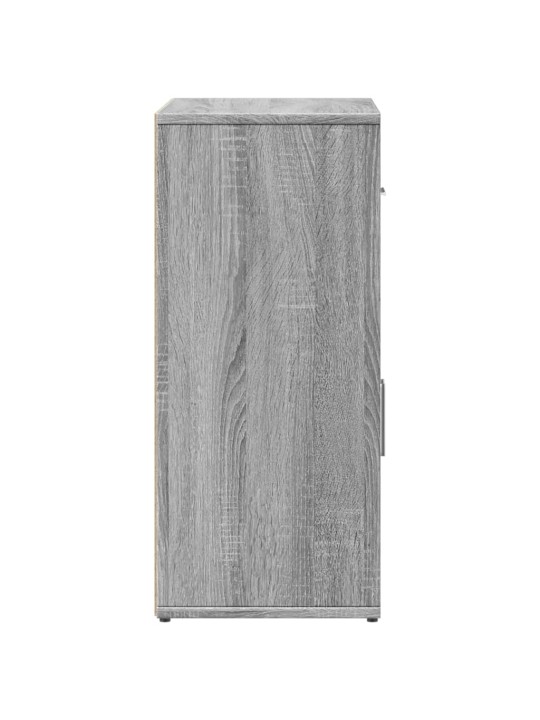 Senkit 2 kpl harmaa Sonoma 60x31x70 cm tekninen puu