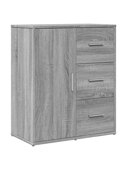 Senkit 2 kpl harmaa sonoma 60x31x70 cm tekninen puu