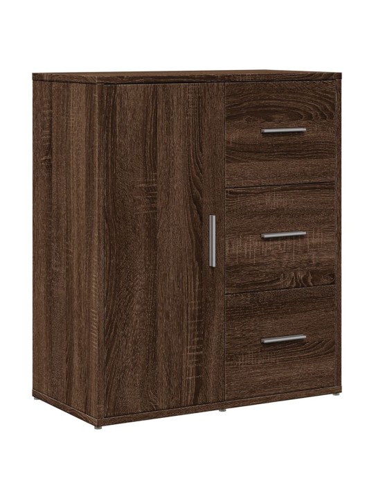 Senkit 2 kpl ruskea tammi 60x31x70 cm tekninen puu