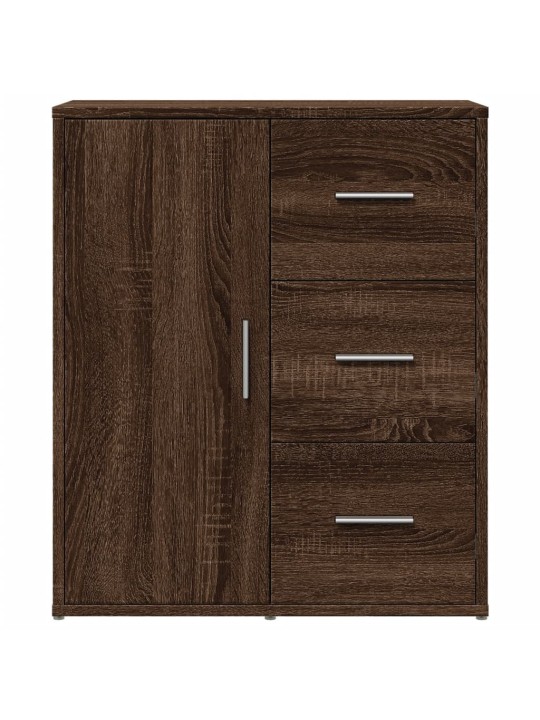 Senkit 2 kpl ruskea tammi 60x31x70 cm tekninen puu