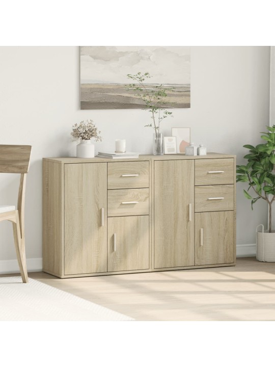 Senkit 2 kpl sonoma-tammi 60x31x70 cm tekninen puu