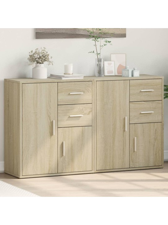 Senkit 2 kpl sonoma-tammi 60x31x70 cm tekninen puu