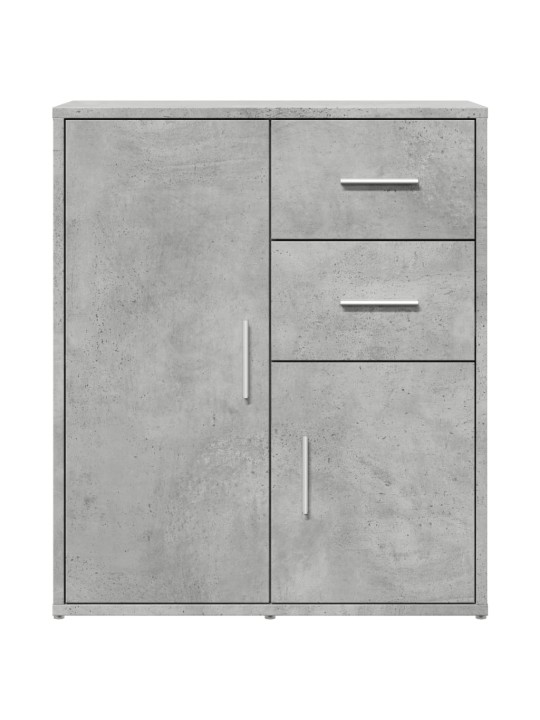Senkit 2 kpl betoninharmaa 60x31x70 cm tekninen puu