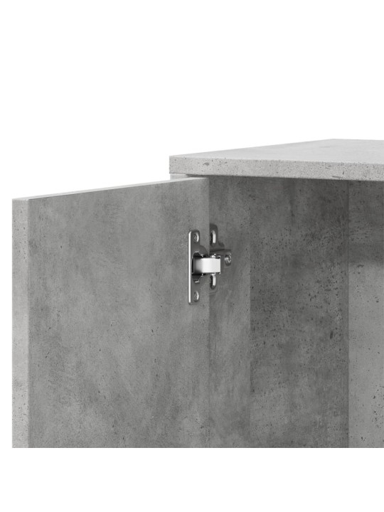 Senkit 2 kpl betoninharmaa 60x31x70 cm tekninen puu