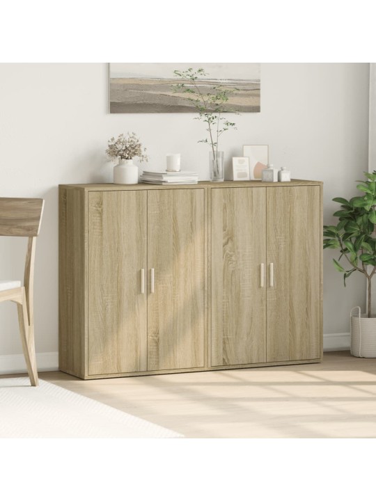Senkit 2 kpl sonoma-tammi 60x31x84 cm tekninen puu