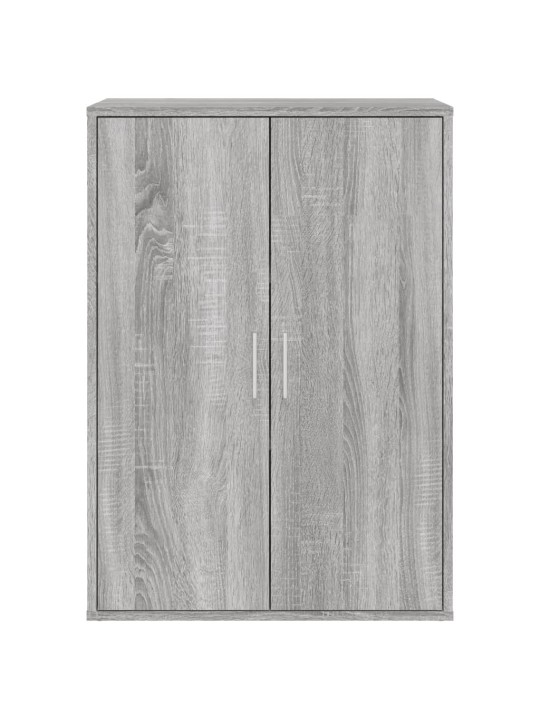 Senkit 2 kpl harmaa Sonoma 60x31x84 cm tekninen puu