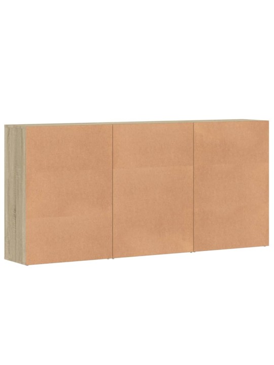 Senkit 3 kpl sonoma-tammi 60x31x84 cm tekninen puu