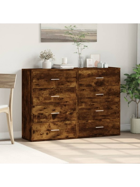 Senkit 2 kpl savutammi 60x31x84 cm tekninen puu