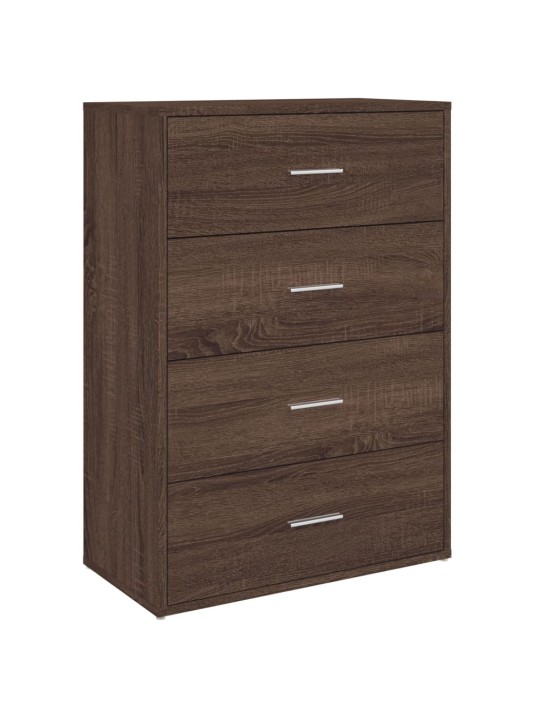Senkit 2 kpl ruskea tammi 60x31x84 cm tekninen puu