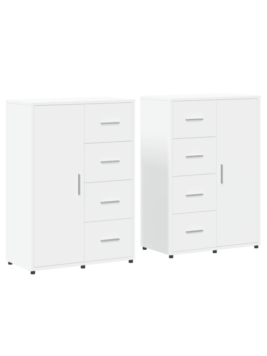 Senkit 2 kpl valkoinen 60x31x84 cm tekninen puu
