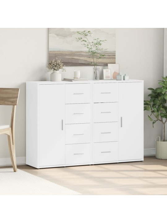 Senkit 2 kpl valkoinen 60x31x84 cm tekninen puu