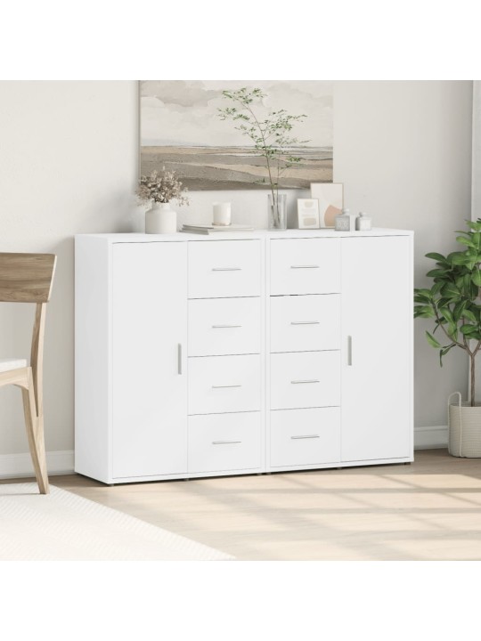 Senkit 2 kpl valkoinen 60x31x84 cm tekninen puu