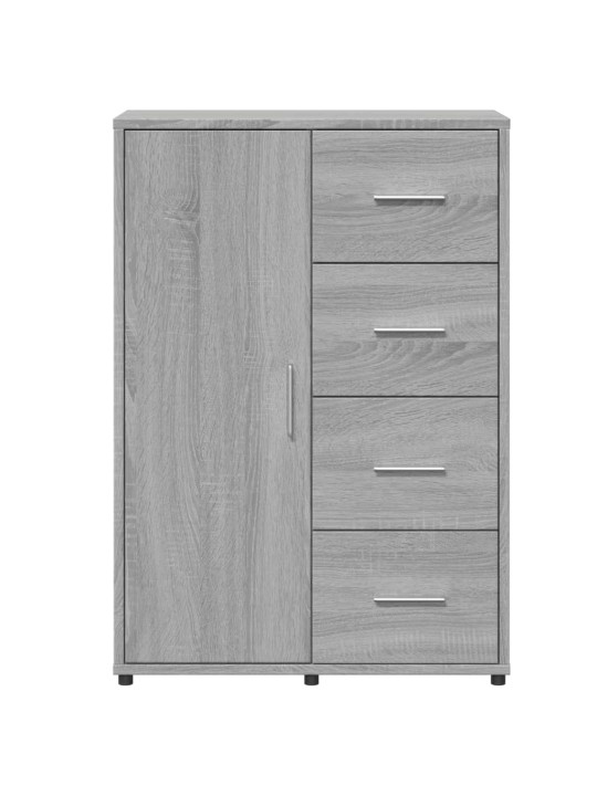 Senkit 2 kpl harmaa sonoma 60x31x84 cm tekninen puu