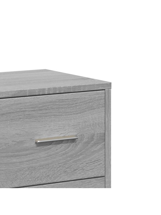Senkit 2 kpl harmaa sonoma 60x31x84 cm tekninen puu