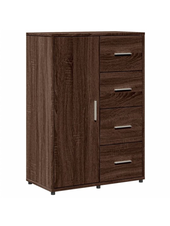 Senkit 2 kpl ruskea tammi 60x31x84 cm tekninen puu