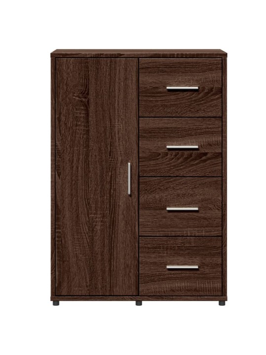 Senkit 2 kpl ruskea tammi 60x31x84 cm tekninen puu