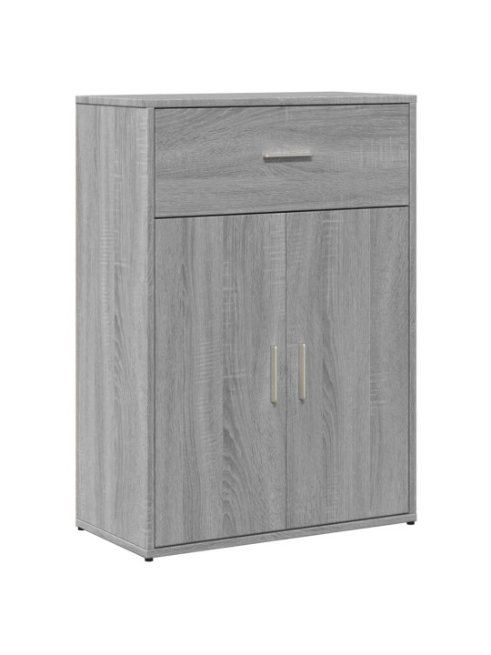 Senkit 2 kpl harmaa Sonoma 60x30x84 cm tekninen puu