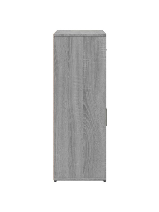 Senkit 2 kpl harmaa Sonoma 60x30x84 cm tekninen puu