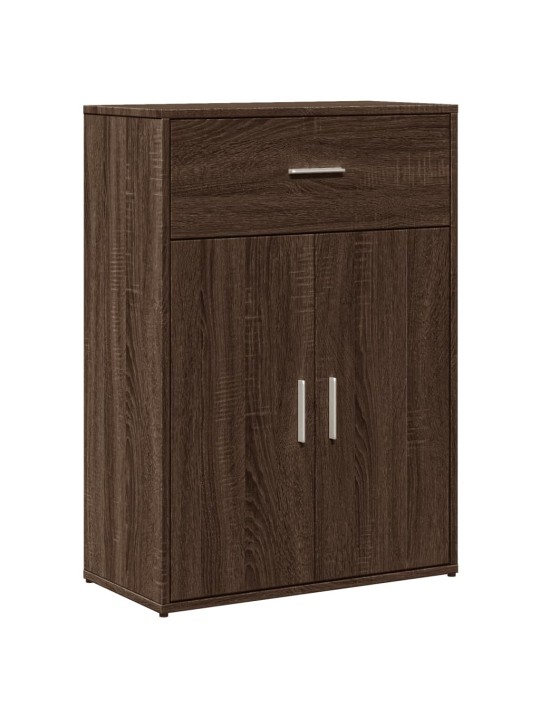 Senkit 2 kpl ruskea tammi 60x30x84 cm tekninen puu