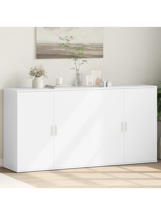 Senkit 2 kpl valkoinen 79x38x80 cm tekninen puu
