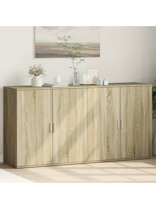 Senkit 2 kpl sonoma-tammi 79x38x80 cm tekninen puu