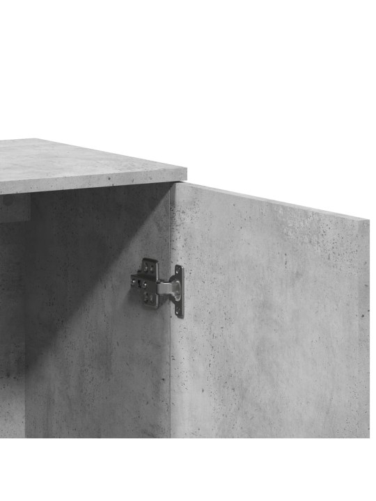 Senkit 2 kpl betoninharmaa 79x38x80 cm tekninen puu