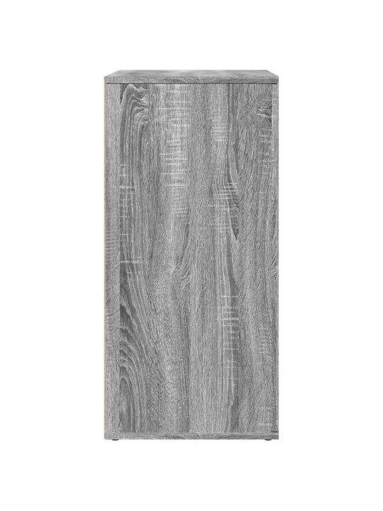Senkit 2 kpl harmaa Sonoma 79x38x80 cm tekninen puu