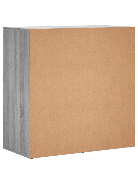 Senkit 2 kpl harmaa Sonoma 79x38x80 cm tekninen puu