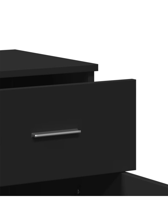 Senkit 2 kpl musta 79x38x80 cm tekninen puu
