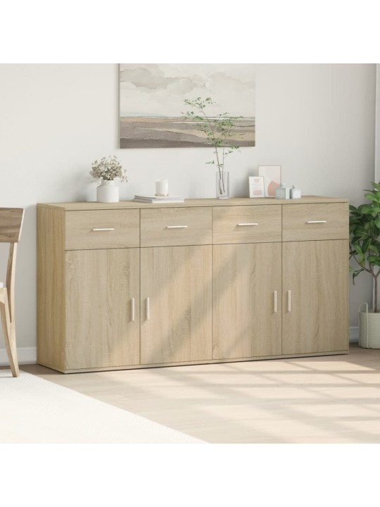 Senkit 2 kpl sonoma-tammi 79x38x80 cm tekninen puu