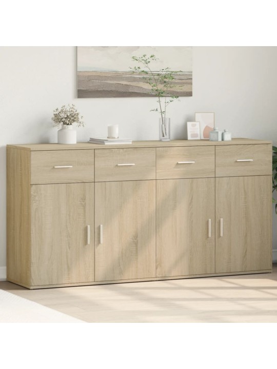 Senkit 2 kpl sonoma-tammi 79x38x80 cm tekninen puu