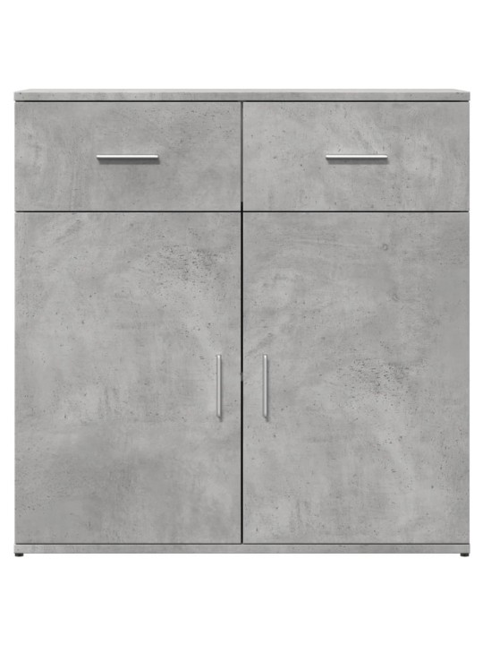 Senkit 2 kpl betoninharmaa 79x38x80 cm tekninen puu