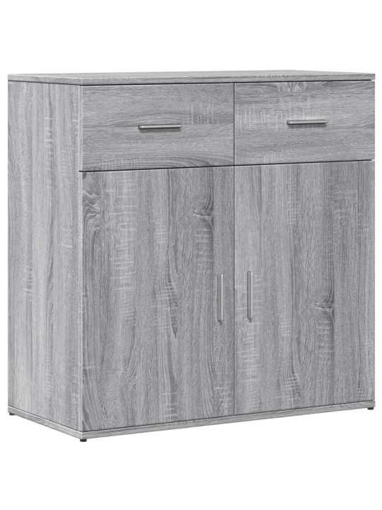 Senkit 2 kpl harmaa sonoma 79x38x80 cm tekninen puu