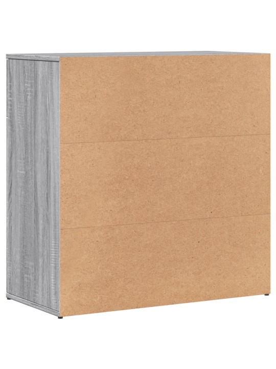 Senkit 2 kpl harmaa sonoma 79x38x80 cm tekninen puu