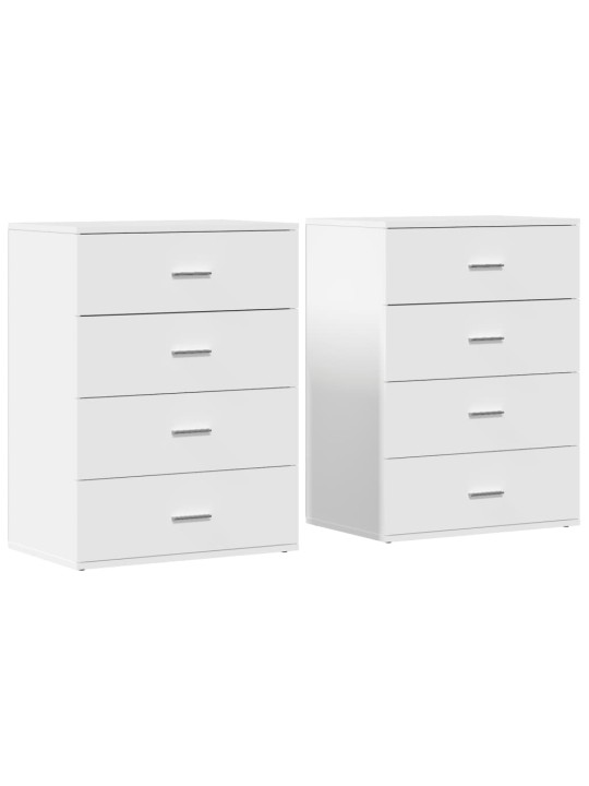 Senkit 2 kpl valkoinen 60x39x80 cm tekninen puu