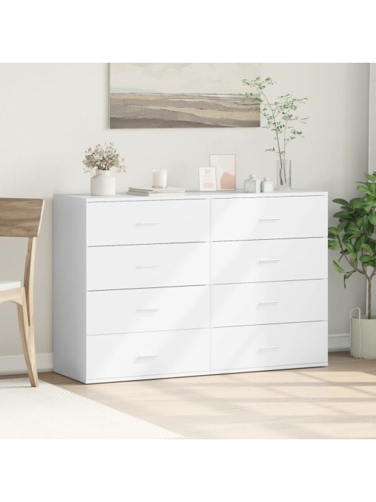 Senkit 2 kpl valkoinen 60x39x80 cm tekninen puu