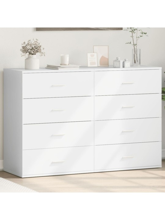 Senkit 2 kpl valkoinen 60x39x80 cm tekninen puu