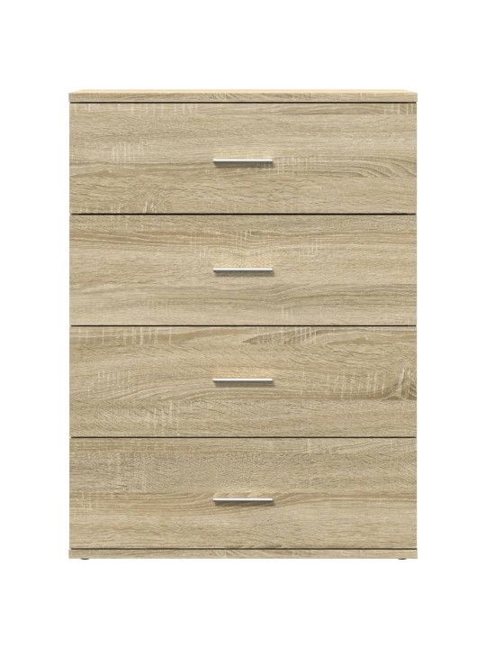 Senkit 2 kpl Sonoma-tammi 60x39x80 cm tekninen puu