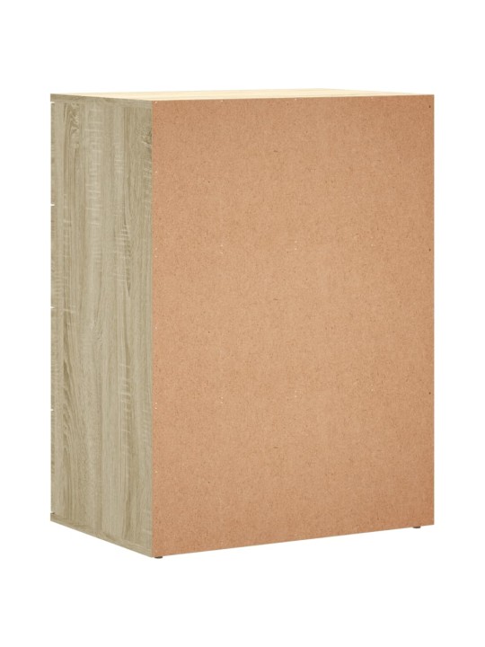 Senkit 2 kpl Sonoma-tammi 60x39x80 cm tekninen puu