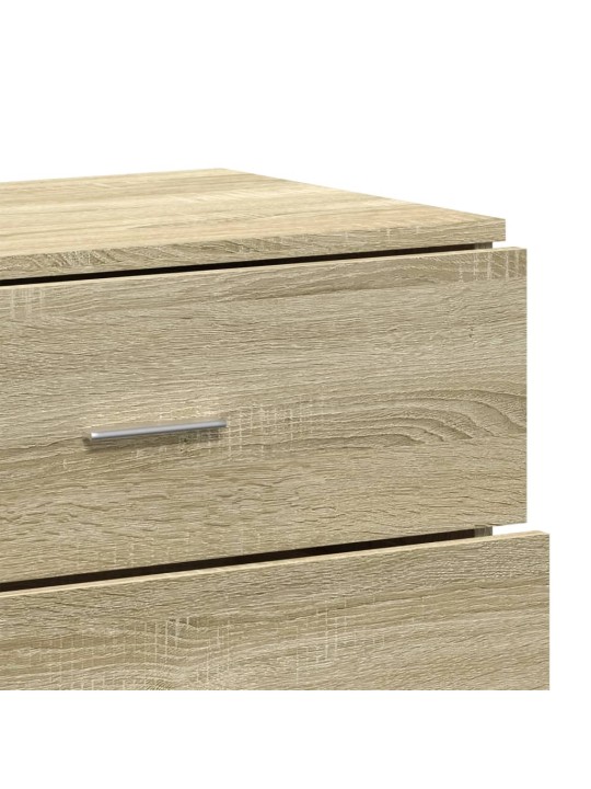 Senkit 2 kpl Sonoma-tammi 60x39x80 cm tekninen puu
